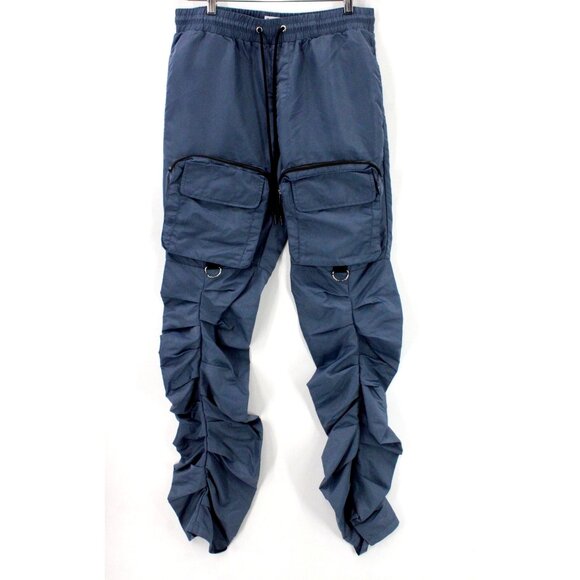 EPTM Utility Cargo Pants Mens Lilac Purple Drawstring Stacked Size Large 34" - Picture 1 of 7